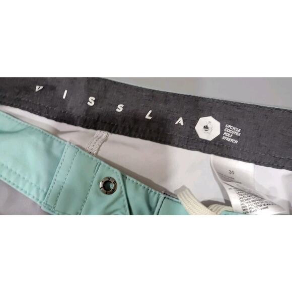 Vissala Board Shorts Mens Sz 30 Upcycle Cocotex Poly Stretch - Picture 13 of 13